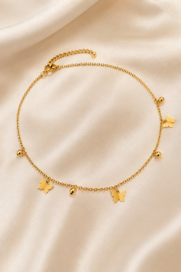01ANK100 Butterfly Anklet