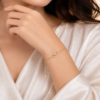 01BR0200(2) Interlocking Heart Bracelet