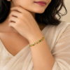 01BR0500(2) Emerald Vine Bracelet