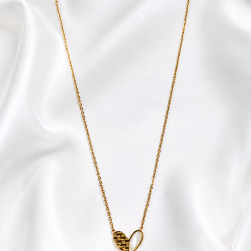 Mother-of-Pearl Heart Necklace