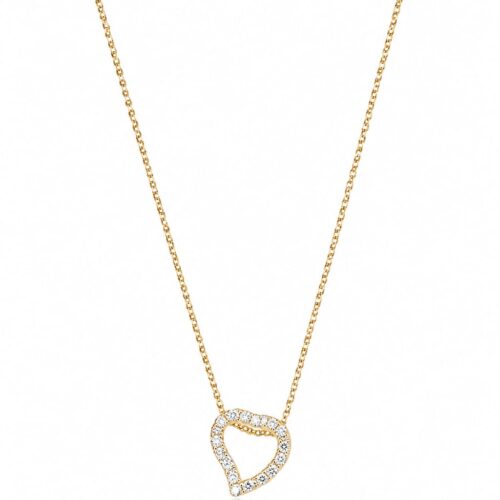 01CH0250 Crystal Heart Necklace