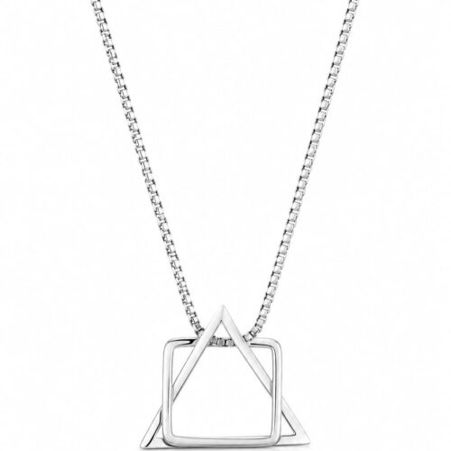01CH0300 Geometric Fusion Necklace