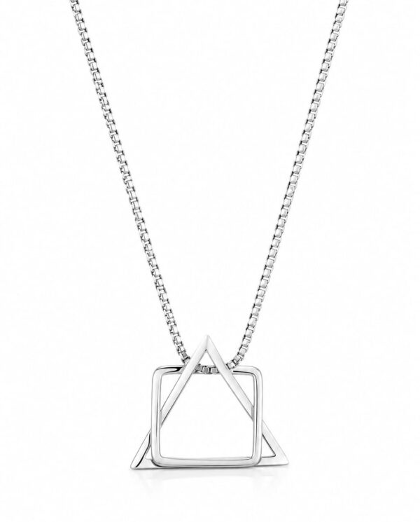 01CH0300 Geometric Fusion Necklace
