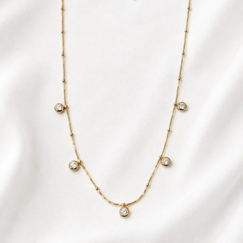 Crystal Station Necklace