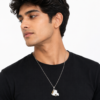 01CH0550(2) Modern Heart Hinge Necklace