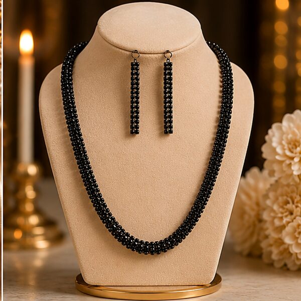 Midnight Onyx Beaded Set