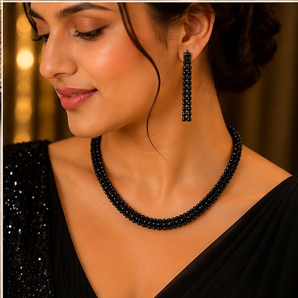 Midnight Onyx Beaded Set