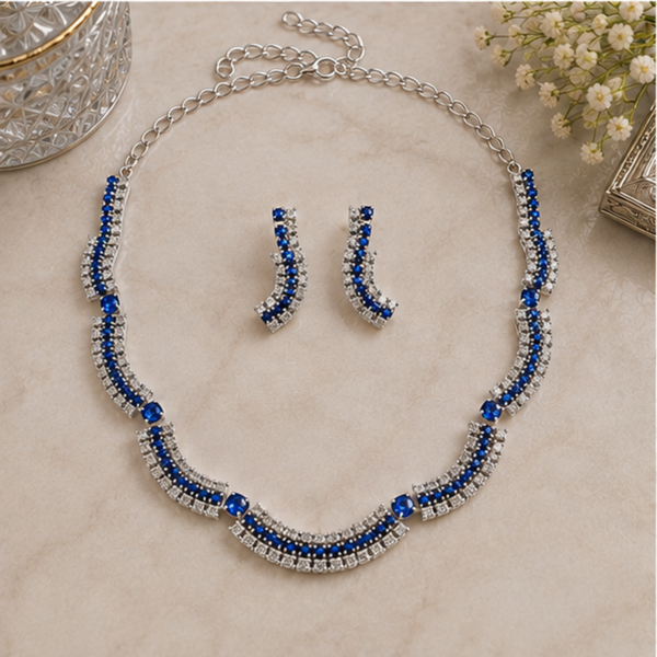 01CS0500 Cobalt Wave Crystal Set