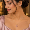01CS0700(2) Pink Rose Quartz Style Set