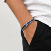 01KA0300(2) Cobalt Mesh Inlay Cuff