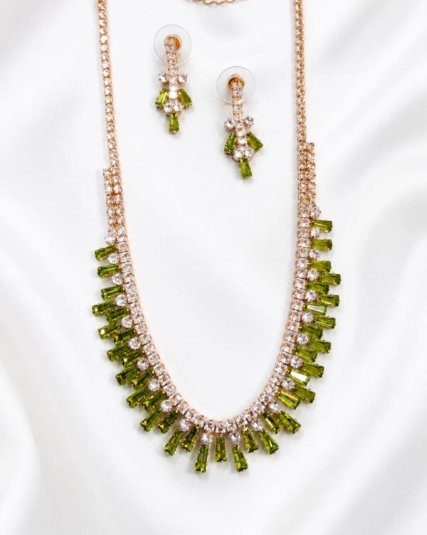 01NS0950 Peridot Baguette Glamour Set
