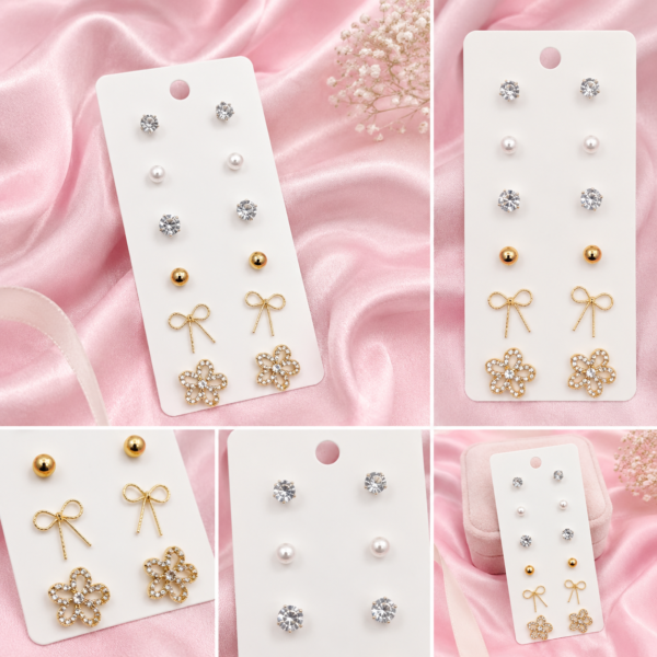 01SS0250(2) Classic Elegance Earring Set