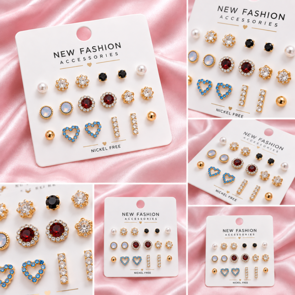 01SS0320(2) Luxe Multi-Style Earring Wardrobe