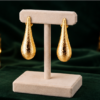 01ST0280 Textured Teardrop Studs