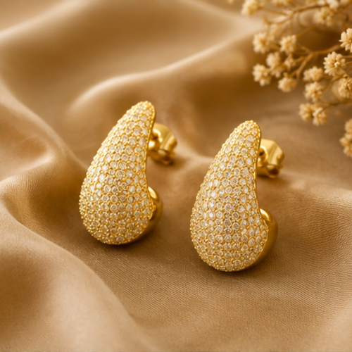 Pav? Teardrop Statement Studs