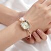 Pearl Accent Bangle Watch