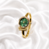 Emerald Dial Bangle Watch
