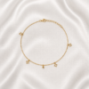 Celestial Clover Anklet