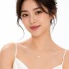 02CH0150(2) Double Pearl Drop Necklace