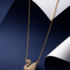 Crystal Swan Necklace