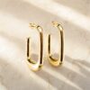 Polished Chunky U-Hoops