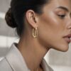 Polished Chunky U-Hoops