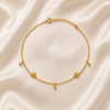 03ANK100 Winter Sparkle Snowflake Anklet