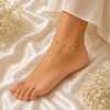 03ANK100(2) Winter Sparkle Snowflake Anklet