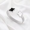 03KA0500 Yin-Yang Clover Mesh Cuff