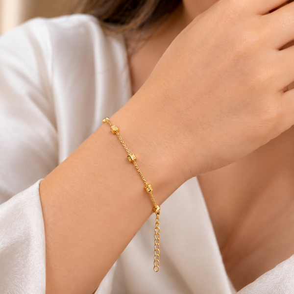 Midnight Square Accent Bracelet