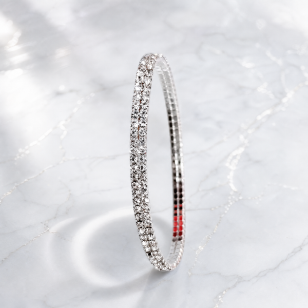 Clear Crystal Tennis Bracelet