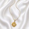04CH0300 Petal Pearl Snake Chain