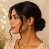 Classic Large Gold-Tone Hoop Earrings