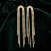 04ST0350 Crystal Fringe Tassel Drops