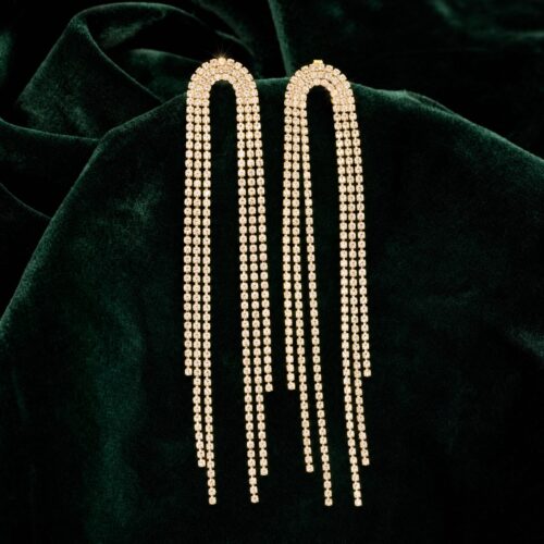 Crystal Fringe Tassel Drops