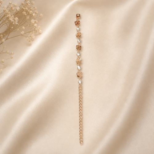 05BR0100 Blossom Crystal Charm Bracelet