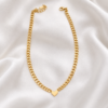 05CH0300 Heart Accent Curb Chain Necklace