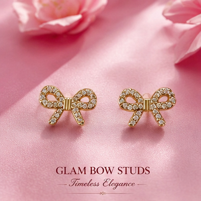 05ST0150 Crystal Bow Studs