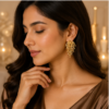 Textured Chain Fringe Drop Earrings