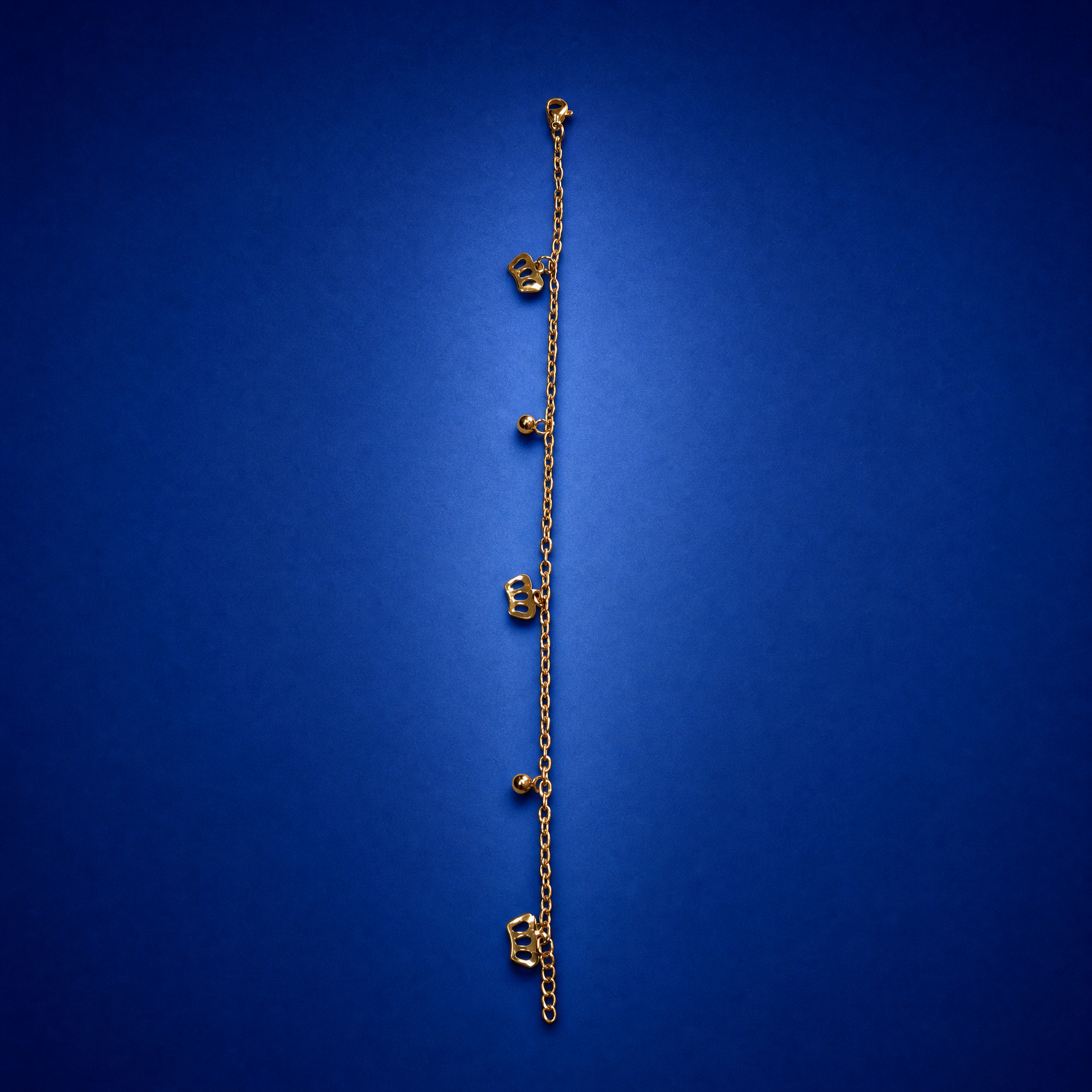 Golden Butterfly Charm Anklet(Pair)