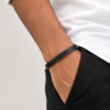 08KA0250(2) Midnight Onyx Mesh Cuff