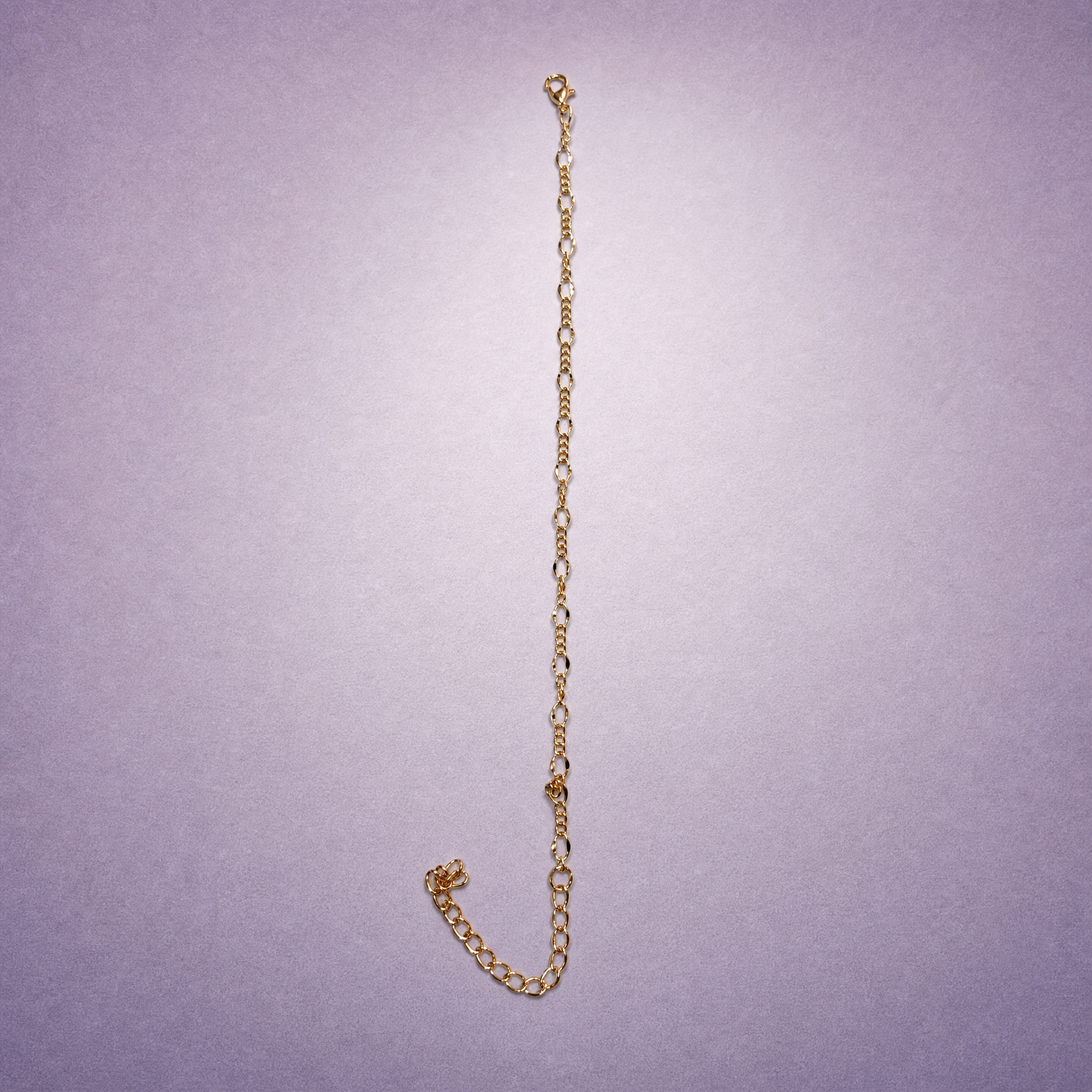 Delicate Open Link Anklet(Pair)