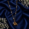 09CH0400 Pearl Charm Cluster Necklace