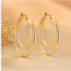 Double Oval Hoops