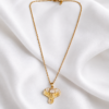 Pav? Elephant Pendant Necklace