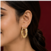 11ST0250(2) Leaf Twist Hoops