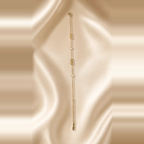Double Infinity Delicate Bracelet