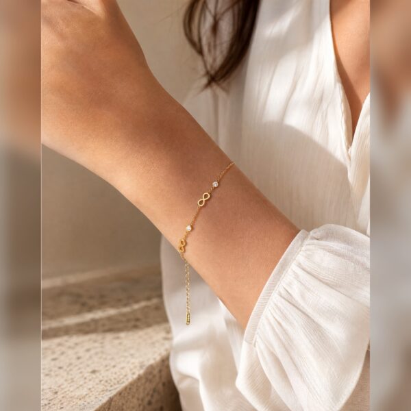 13BR0200(2) Double Infinity Delicate Bracelet