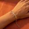Twisted Two-Tone Bracelet