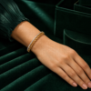 Classic Patterned Gold Bangle